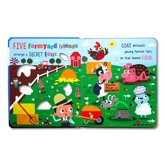 Never Touch the Farmyard Friends Count the 5 Farmyard Friends ... If you DARE! - Touch and Feel Board book