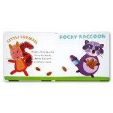 Priddy Books Alphaprints Rocky Raccoon and Other Woodland Friends Board Book with Googly Moving Eyes