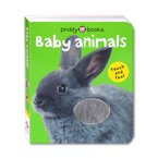 Priddy Books BABY ANIMALS Touch and Feel Board Book