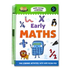 Help with Homework - Early Maths Wipe-Clean Learning Book with Pen