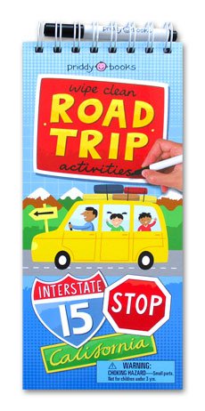 Priddy Books Road Trip Wipe Clean Activity Pad