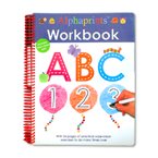 Priddy Books Alphaprints Workbook ABC 123 (Wipe Clean With Pen)