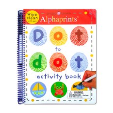 Priddy Books Alphaprints Dot to Dot Activity Book (Wipe Clean With Pen)