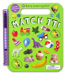 Priddy Books MATCH IT! Early Learning Fun! Wipe Clean Activities Book With Pen