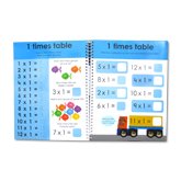 Priddy Books Times Tables Wipe Clean Activities Book With Pen & Flash cards (Ages 6+)