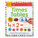 Priddy Books Times Tables Wipe Clean Activities Book With Pen & Flash cards (Ages 6+)